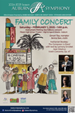 Auburn Symphony Family Concert: Lemony Snicket: The Composer is Dead